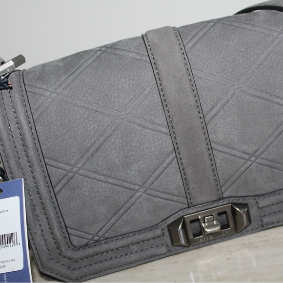 Rebecca Minkoff Grey Love Crossbody Bag - Picture 4 of 16